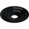 Ekena Millwork Federal Ceiling Medallion (Fits Canopies up to 8 1/2"), 15 3/8"OD x 3 5/8"ID x 1"P, Black Pearl CM15FEBPS - alternate 4
